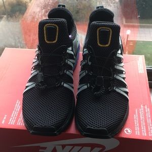 Nike Shox Gravity Black with Some Gold and Purple